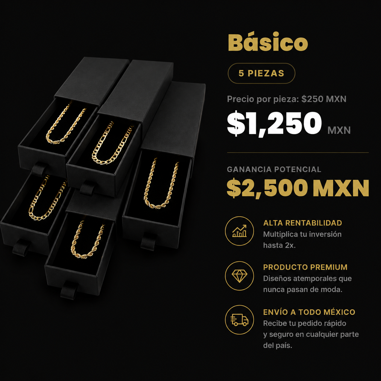 Paquete Básico (5 Piezas)