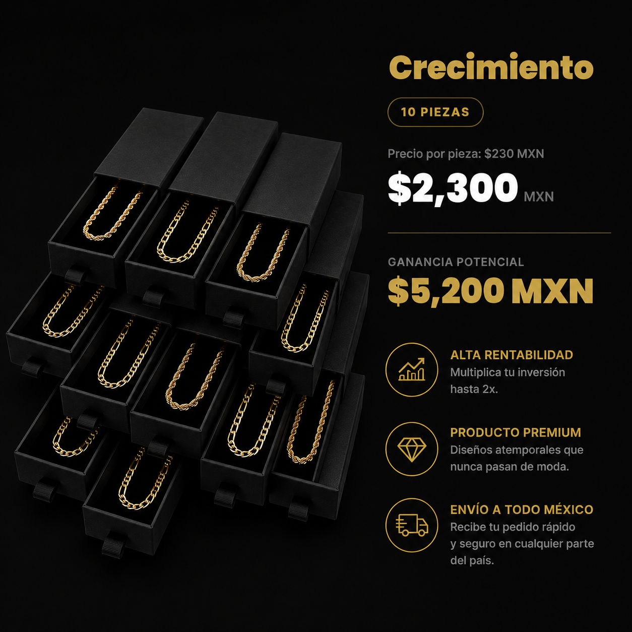 Paquete Crecimiento (10 Piezas)